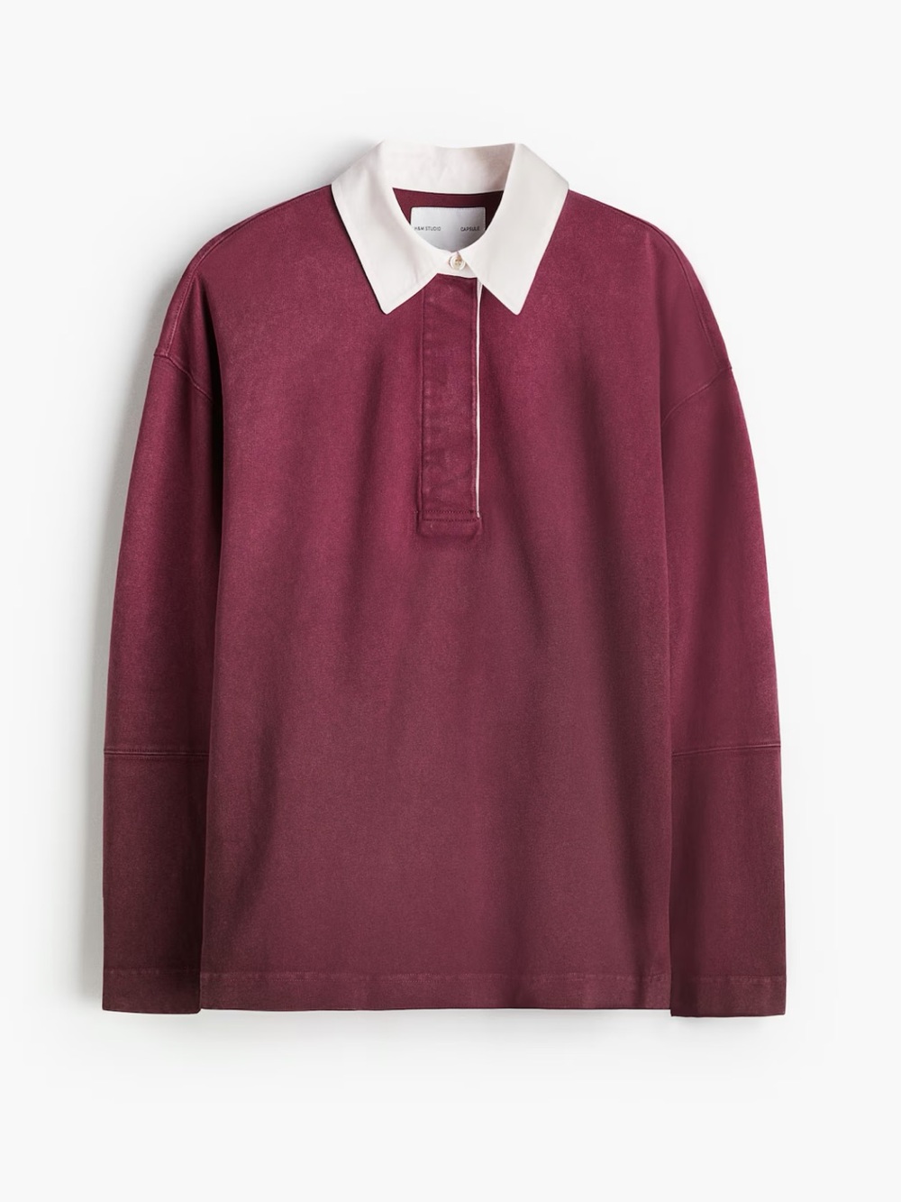 H&M Studio Capsule Collection long sleeve polo shirt